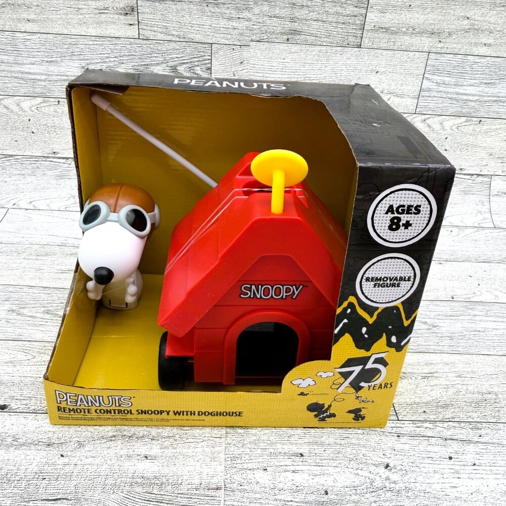 New in Box 2025 Peanuts Remote Control Snoopy Red Baron/Doghouse-75thAnniversary